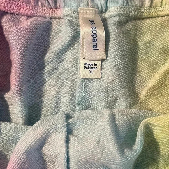 US Apparel size XL French Terry cotton tie dye shorts EUC - Picture 3 of 6